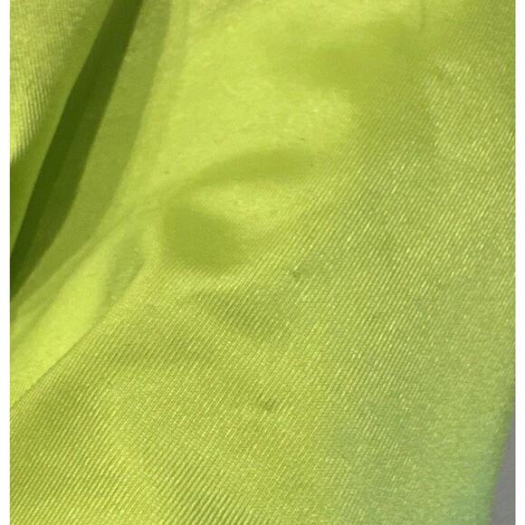 Khy Lime Green Double Strap Ruched Bikini Top Women’s Size Medium Triangle - Picture 9 of 10